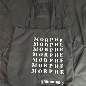 Morphe Black Tote Bag